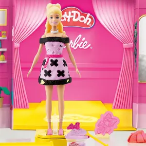 Coffretto di Gioco Sfilata di Moda Creatrice Hasbro Barbie Play-Doh image-2