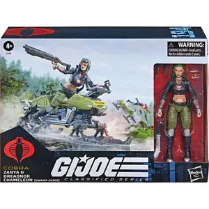 Cobra Zanya and Dreadnok Chameleon Figure Hasbro GI Joe Classified