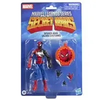 Spiderman Alien Costume Figurine Hasbro Marvel Legends Secret Wars image-1