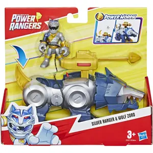 Zord figure and vehicle set Hasbro France Power Morph image-4