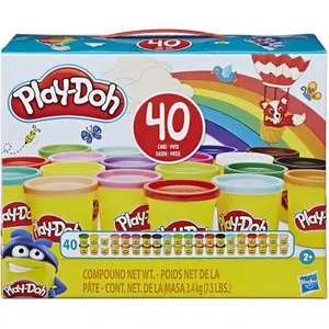 Box of 40 jars of modeling clay Hasbro France Play-Doh SPE image-1