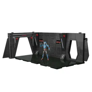 Figurine Hasbro Star Wars The Mandalorian Vintage Collection Tantive IV Hallway et Mandalorian Privateer image-4