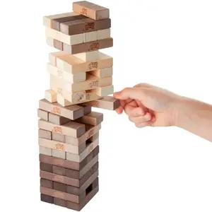 Konstruktionsspiele Hasbro Jenga Rustic image-3