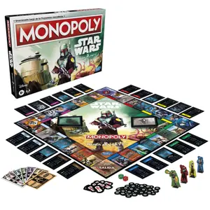 Brætspil Hasbro Star Wars Boba Fett Monopoly image-2