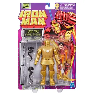 Figurine Hasbro Marvel Iron Man Model 01-Gold image-6