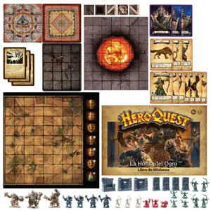 Jeux de société Hasbro Spanish Heroquest The Ogre Horde image-2