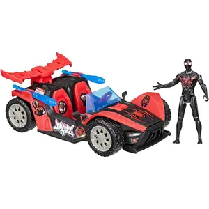 Figurine Hasbro Venom Versus Launcher car + Miles Morales image-1