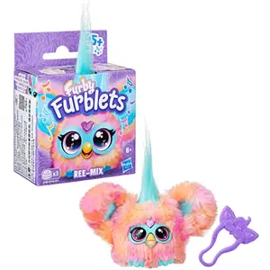 Mini plush toy Hasbro Furblet Ree-Mix Furby image-1