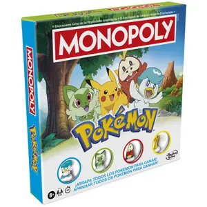 Juegos de mesa Hasbro Spanish Monopoly Pokemon image-0
