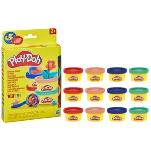 12 tubs of modelling clay Hasbro Play-Doh image-0