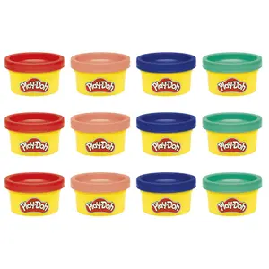 12 tubs of modelling clay Hasbro Play-Doh image-1