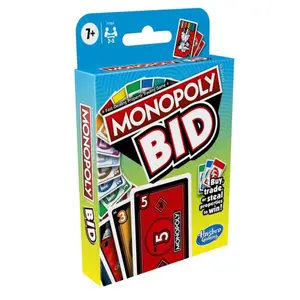 Monopoly bid board games Hasbro image-0