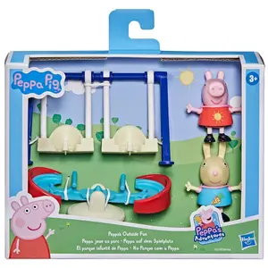 Peppa pig figures playset funny moments Hasbro Bestway image-0