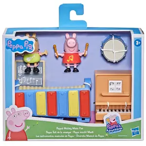 Peppa pig figures playset funny moments Hasbro Bestway image-2
