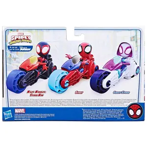 Heroes figurine with motorcycle in 2 models Hasbro Spidey Marvel image-3