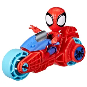 Heroes figurine with motorcycle in 2 models Hasbro Spidey Marvel image-4