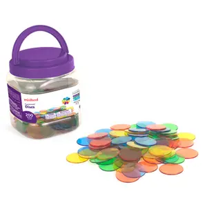 Educational games translucent discs Hasbro (x200) image-1