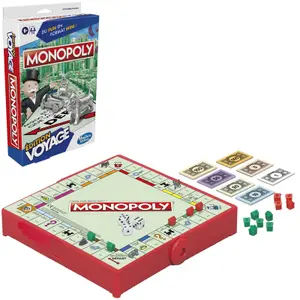 Juegos de mesa Monopoly de viaje Hasbro image-5