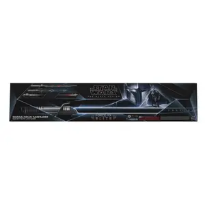 Laser replica collectible figurine Hasbro Star Wars The Mandalorian Black Series Force FX Elite Mandalorian Darksaber 1/1 image-6
