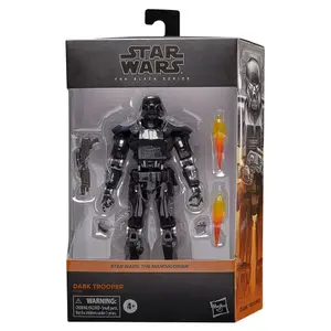 Figurine deluxe 2022 dark trooper Hasbro Star Wars: The Mandalorian Black Series image-5