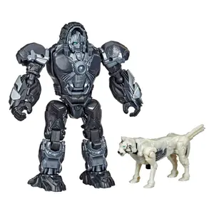 Pack 2 figurines Hasbro Transformers: Rise Of The Beasts Beast Alliance Weaponizer Optimus Primal & Arrowstripe 13 Cm image-0