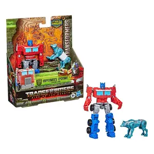 Pack 2 figurines Hasbro Transformers: Rise Of The Beasts Beast Alliance Weaponizer Optimus Prime & Chainclaw 13 Cm image-2