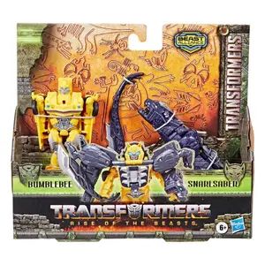 Pack of 2 figurines Hasbro Transformers: Rise Of The Beasts Beast Alliance Combiner Bumblebee & Snarlsaber image-4