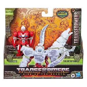 Pack of 2 figurines Hasbro Transformers: Rise Of The Beasts Beast Alliance Combiner Arcee & Silverfang image-4