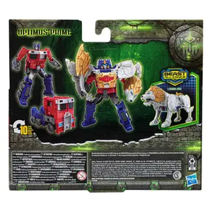 Pack 2 figurines Hasbro Transformers: Rise Of The Beasts Beast Alliance Combiner Optimus Prime & Lionblade image-4