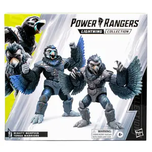 Lot de 2 figurines Hasbro Power Rangers Lightning Collection 2022 Mighty Morphin Tenga Warriors image-2