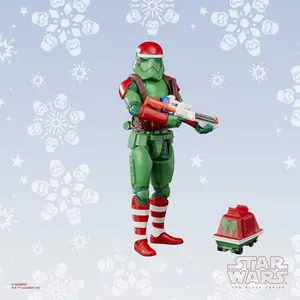 Collectible figurine Hasbro Star Wars Black Series First Order Stormtrooper Holiday image-1