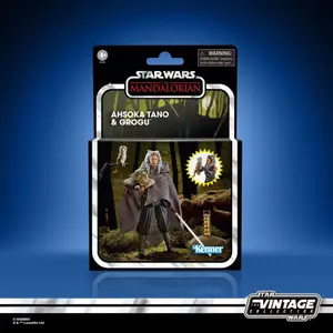 Figurine 2022 ahsoka tano &amp; grogu Hasbro Star Wars: The Mandalorian Vintage Collection image-5