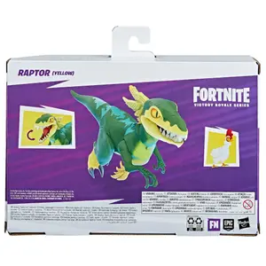 Figurine raptor yellow Hasbro Fortnite Victory Royale Series image-6