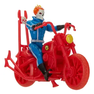 Figurine with vehicle Hasbro Marvel Legends Retro Collection Ghost Rider image-0