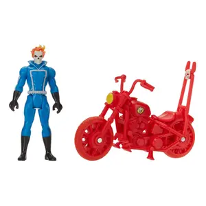 Figurine with vehicle Hasbro Marvel Legends Retro Collection Ghost Rider image-2