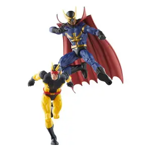Conjunto de 2 figuras Hasbro Squadron Supreme Marvel Legends Marvel's Nighthawk & Marvel's Blur image-0
