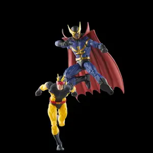Conjunto de 2 figuras Hasbro Squadron Supreme Marvel Legends Marvel's Nighthawk & Marvel's Blur image-2