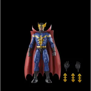 Conjunto de 2 figuras Hasbro Squadron Supreme Marvel Legends Marvel's Nighthawk & Marvel's Blur image-5