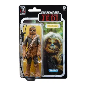 Figurine Hasbro Star Wars Episode VI 40th Anniversary Black Series Chewbacca image-6