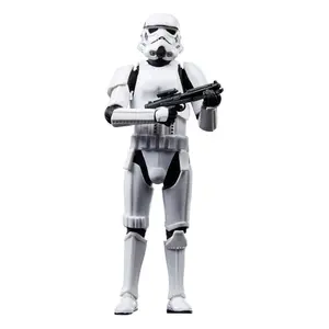 Figurine Hasbro Star Wars Episode VI 40th Anniversary Black Series Stormtrooper image-0