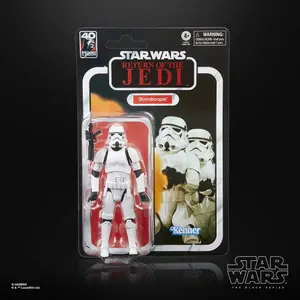 Figurine Hasbro Star Wars Episode VI 40th Anniversary Black Series Stormtrooper image-1