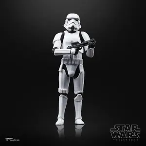 Figurine Hasbro Star Wars Episode VI 40th Anniversary Black Series Stormtrooper image-2