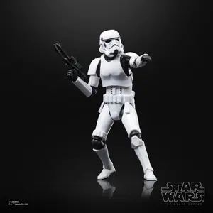 Figurine Hasbro Star Wars Episode VI 40th Anniversary Black Series Stormtrooper image-4