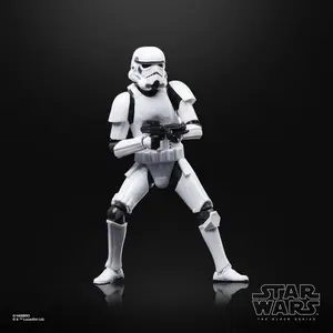 Figurine Hasbro Star Wars Episode VI 40th Anniversary Black Series Stormtrooper image-5