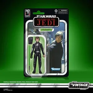 Figurine Hasbro Star Wars Episode VI 40th Anniversary Black Series Luke Skywalker (Jedi Knight) image-2