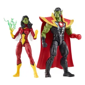 Skrull koningin &amp; super-skrull beeldje Hasbro Avengers: Beyond Earth's Mightiest Marvel Legends image-0