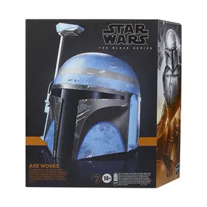 Figurine de collection Casque électronique Hasbro Star Wars The Mandalorian Black Series Axe Woves image-4
