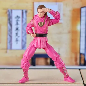 Collectible figurine Hasbro Power Rangers x Cobra Kai Ligtning Collection Morphed Samantha LaRusso Pink Mantis Ranger image-2