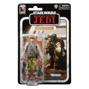 Figurine Hasbro Star Wars Episode VI 40th Anniversary Black Series Rebel Commando image-2