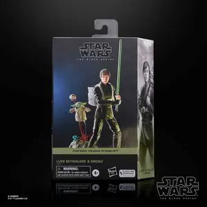 Lot von 2 Figuren luke skywalker &amp; grogu Hasbro Star Wars: The Book of Boba Fett Black Series image-1
